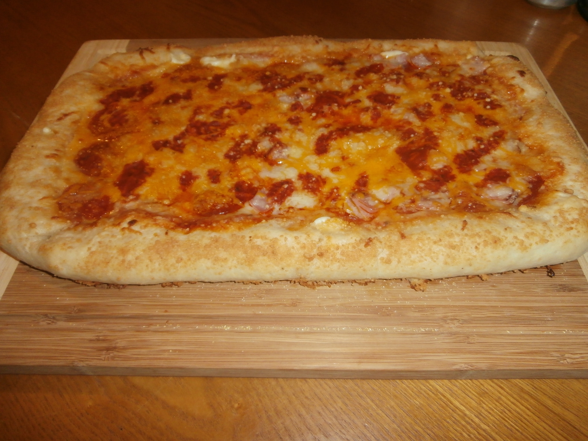 Homemade Stuffed Crust Pizza! #StuffedCrustPizza