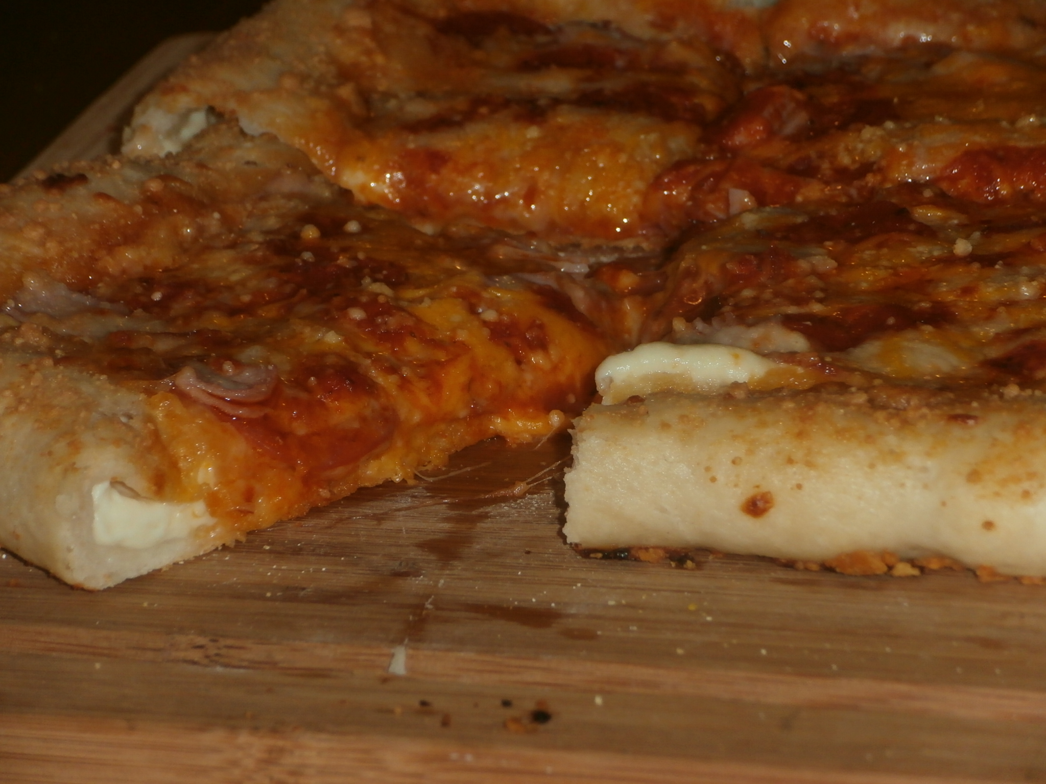 Homemade Stuffed Crust Pizza! #StuffedCrustPizza
