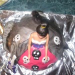 Gothic Barbie Cake made for my Nephew Adam! :) Yep a boy! Made by Marie Baker @ DalevilleAlabamaKitchens.com
